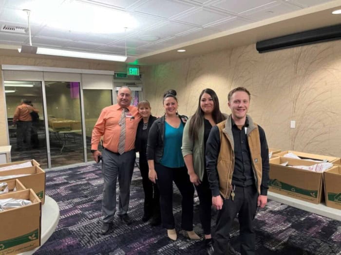 Group of people at Colville Gaming LLC